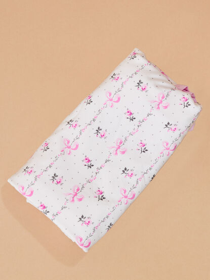 Floral Bow Swaddle - TULLABEE