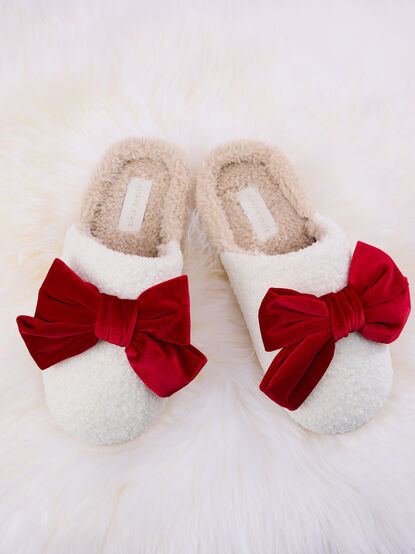 Valerie Bow Slipper - TULLABEE