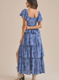 Roxanne Layered Maxi Dress Detail 4 - TULLABEE