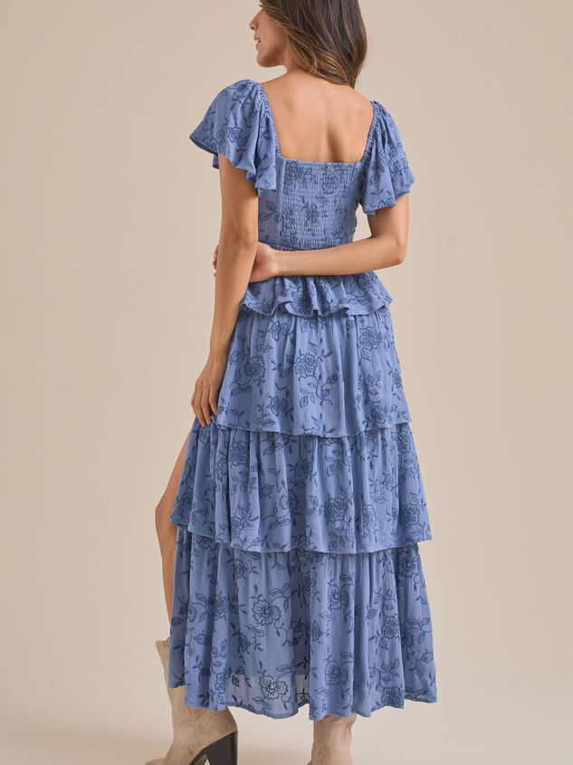Roxanne Layered Maxi Dress Detail 4 - TULLABEE