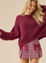 Winslow Bow Pleated Skirt Detail 4 - TULLABEE