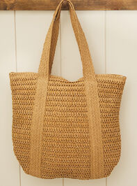 Woven Straw Beach Tote Bag - TULLABEE