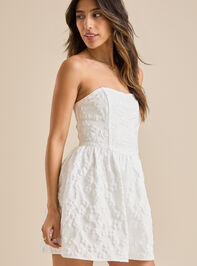 Emberly Strapless Mini Dress Detail 4 - TULLABEE