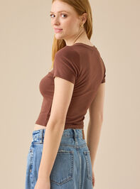 Giddy Up Baby Tee Detail 4 - TULLABEE