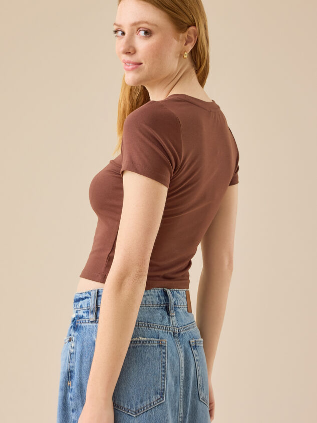 Giddy Up Baby Tee Detail 4 - TULLABEE