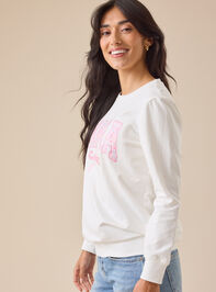 Mama Bow Sweatshirt Detail 3 - TULLABEE