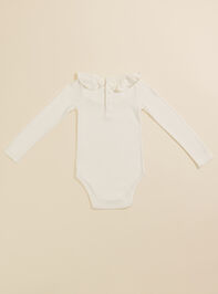 Brylee Ruffle Bodysuit Detail 2 - TULLABEE