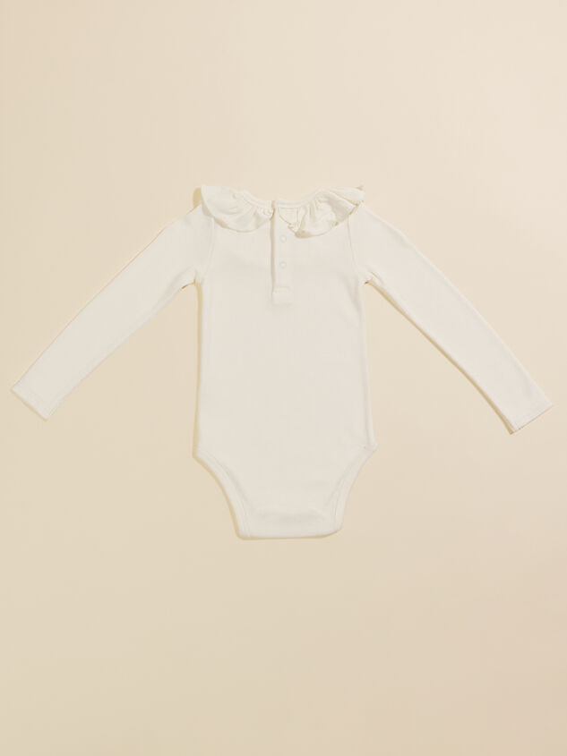 Brylee Ruffle Bodysuit Detail 2 - TULLABEE