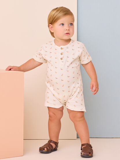 Henley Duck Romper - TULLABEE