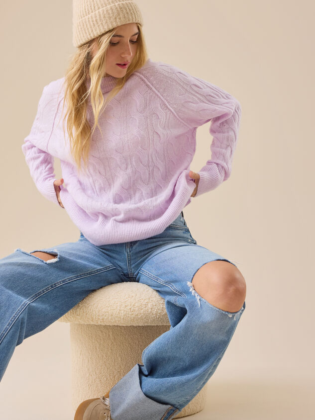 Maude Cozy Cable Sweater - TULLABEE