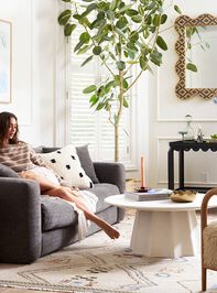 Hayden Lounge Oak Chair Detail 2 - TULLABEE