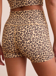 Cheetah Chase Bike Shorts Detail 5 - TULLABEE