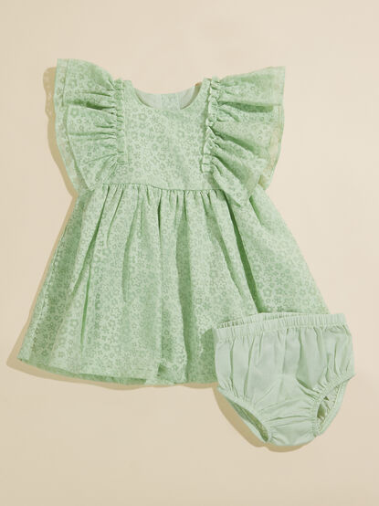 Faith Floral Baby Dress and Bloomer Set - TULLABEE