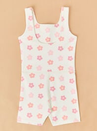 Isla Daisies Unitard Detail 3 - TULLABEE