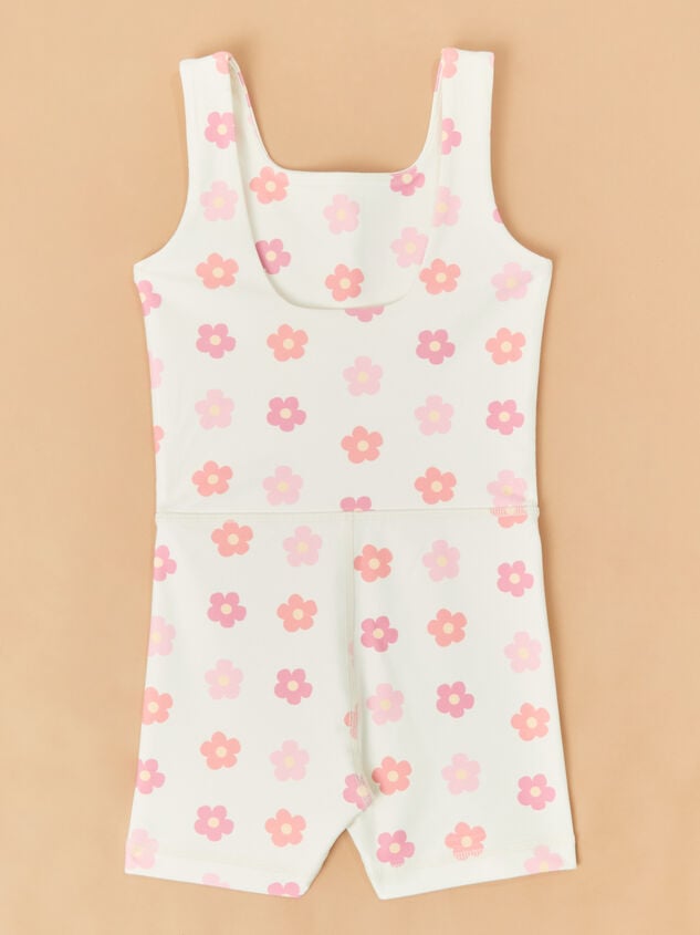 Isla Daisies Unitard Detail 3 - TULLABEE