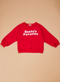Santa's Favorite Graphic Sweatshirt - TULLABEE