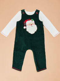 Santa Corduroy Overalls by Mudpie - TULLABEE