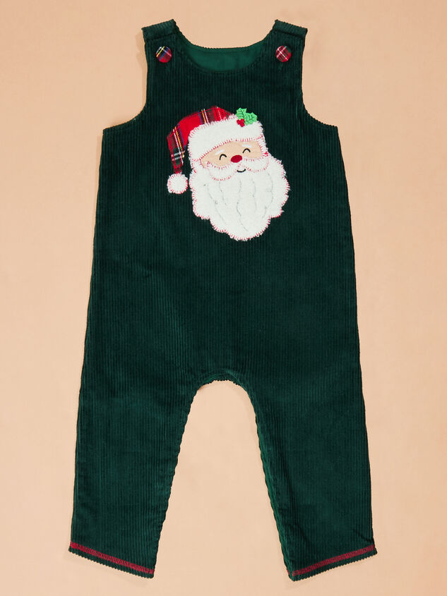Santa Corduroy Overalls by Mudpie Detail 5 - TULLABEE