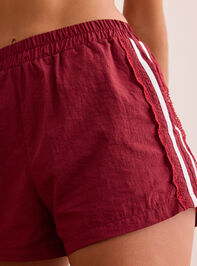 Game On Crochet Shorts Detail 2 - TULLABEE