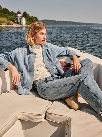Lucia Denim Jacket - TULLABEE