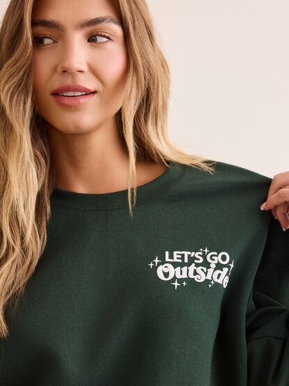Let's Go Outside Pullover - TULLABEE