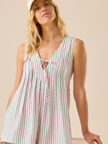 Evie Striped Romper - TULLABEE