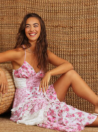 Adernlia Floral Maxi Dress Detail 5 - TULLABEE