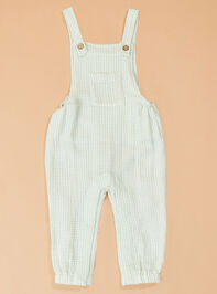 Kyle Gingham Overalls Detail 2 - TULLABEE