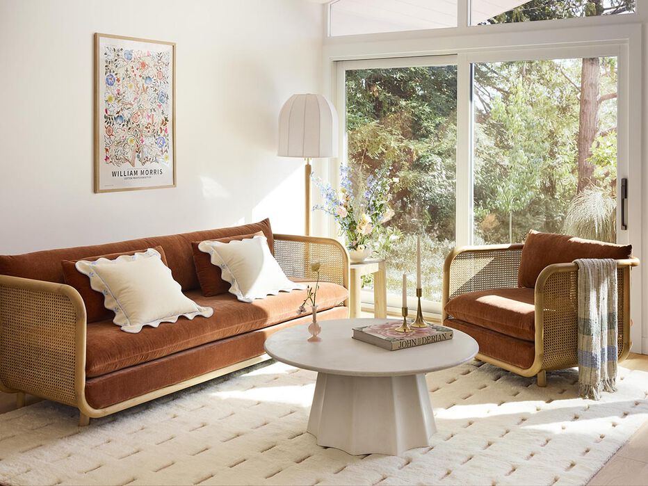 Skyler Cement Coffee Table - TULLABEE - 