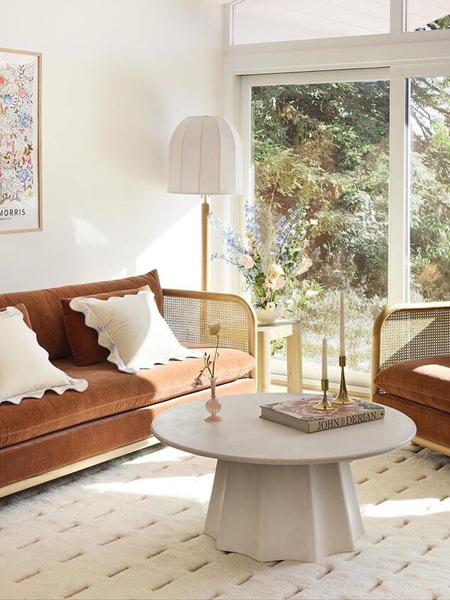 Skyler Cement Coffee Table Detail 2 - TULLABEE