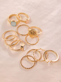 Shell Stacking Ring Set Detail 2 - TULLABEE
