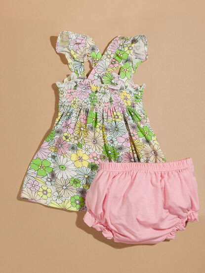 Ellie Floral Tank and Bloomer Set - TULLABEE