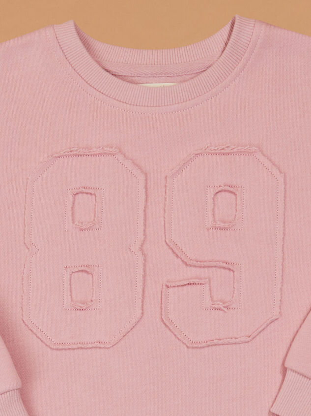 Sweet 89 Sweatshirt Detail 3 - TULLABEE