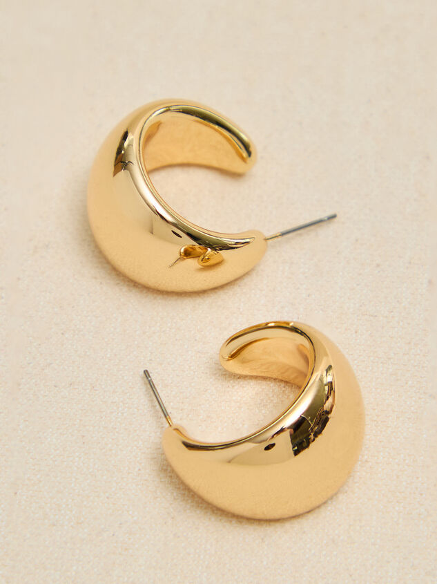 Thick Gold Open Hoops - TULLABEE