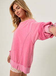 Take A Stand Oversized Pullover Detail 4 - TULLABEE
