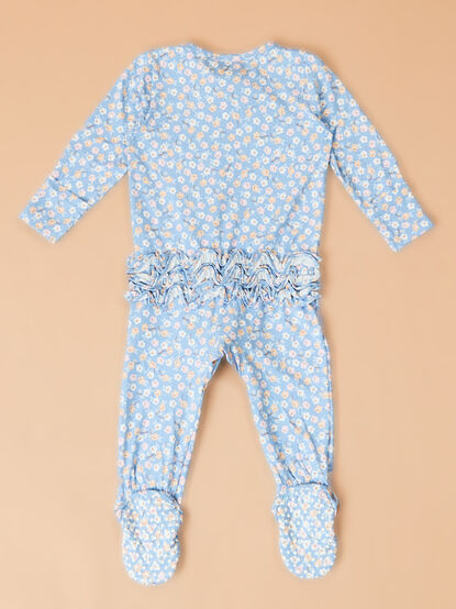 Beth Country Calico Floral Footie - TULLABEE
