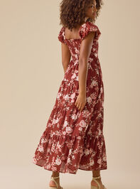 Solanda Floral Maxi Dress Detail 4 - TULLABEE