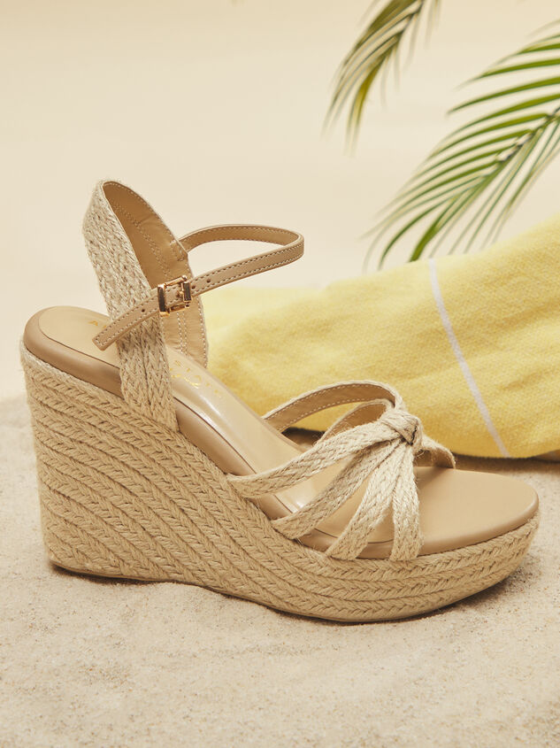 Skylar Espadrille Wedges Detail 3 - TULLABEE