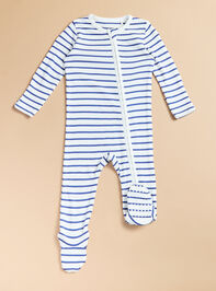 Jordan Stripe Footie Detail 2 - TULLABEE