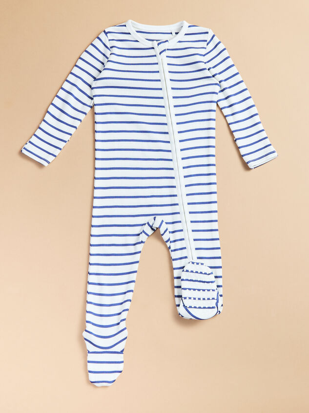 Jordan Stripe Footie Detail 2 - TULLABEE