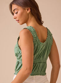 Emma Banded Top Detail 5 - TULLABEE