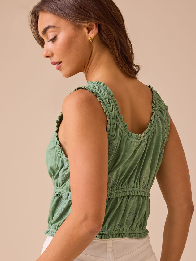 Emma Banded Top Detail 5 - TULLABEE