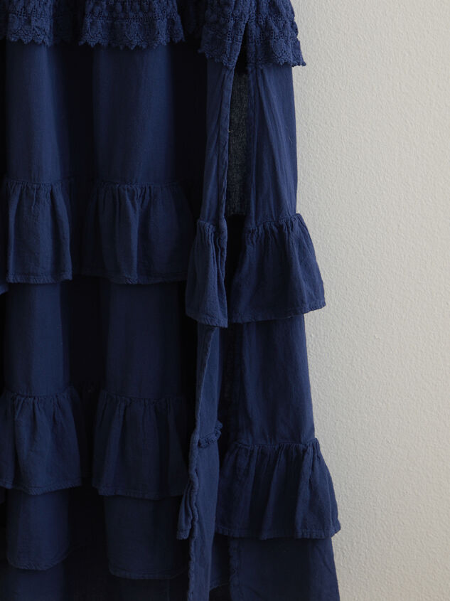 Karissa Tiered Midi Dress Detail 3 - TULLABEE