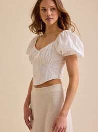 Rosalind Puffsleeve Corset Top Detail 4 - TULLABEE