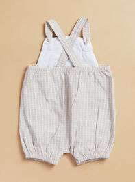 Kai Striped Romper by Mudpie Detail 3 - TULLABEE