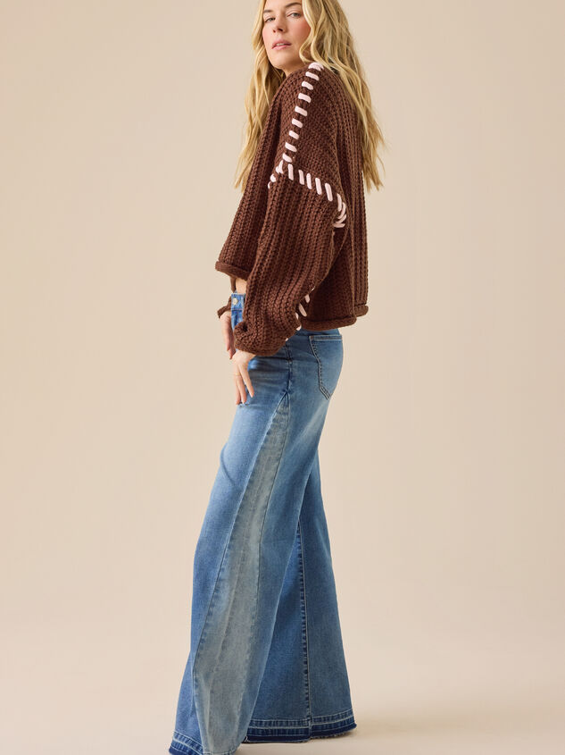 Catelyn Whipstitch Sweater Detail 3 - TULLABEE