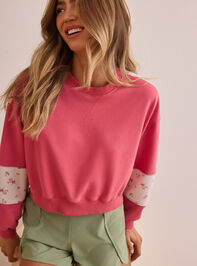 Floral Finds Stitched Pullover - TULLABEE