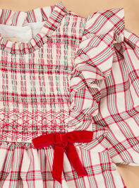 Jolie Plaid Dress Detail 2 - TULLABEE