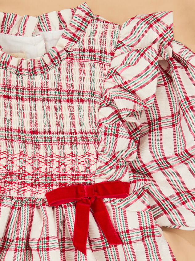 Jolie Plaid Dress Detail 2 - TULLABEE