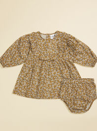 Edith Sunflower Dress Set Detail 2 - TULLABEE